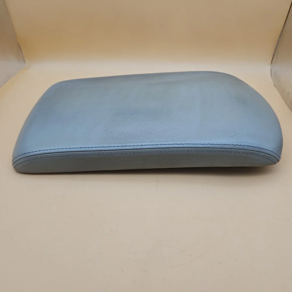 2004-2010 Infiniti QX56 Front Center Console Beige Leather Armrest Lid Cover OEM
